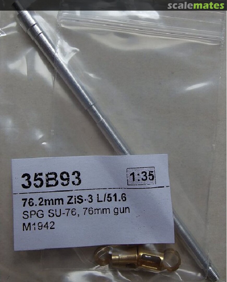 Boxart 76.2mm Zis-3 L51.6 gun 35B93 RB Model Boxart 76.2mm Zis-3 L51.6 gun 35B93 RB Model