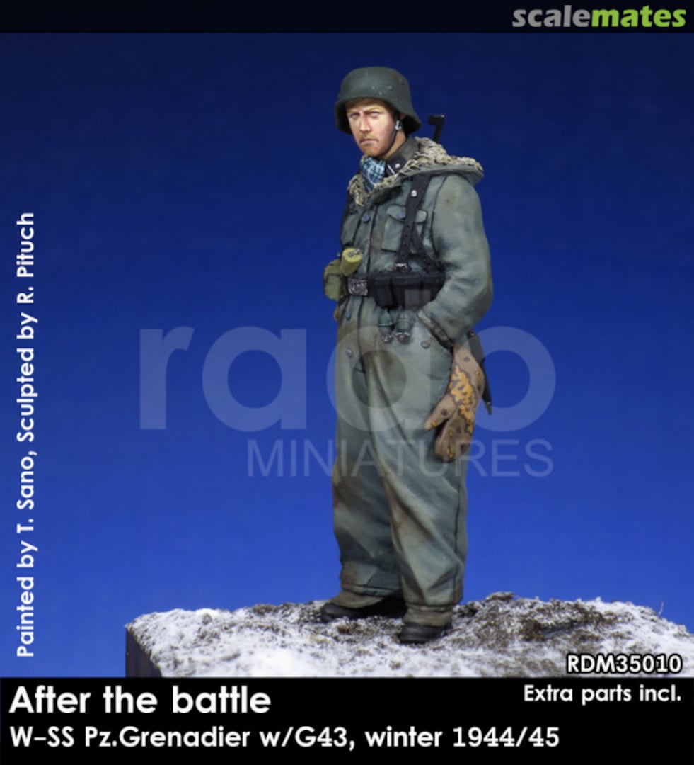 Boxart WSS Pz.Grenadier w/G43 rifle, winter 1944/45 RDM35010 Rado Miniatures