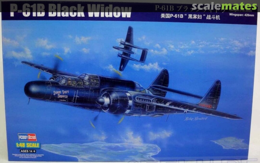 Boxart P-61B Black Widow 81731 HobbyBoss Boxart P-61B Black Widow 81731 HobbyBoss
